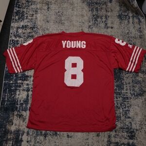 Steve Young #8 San Francisco 49ers Jersey Mens XXL Starter Authentic Vintage 90s